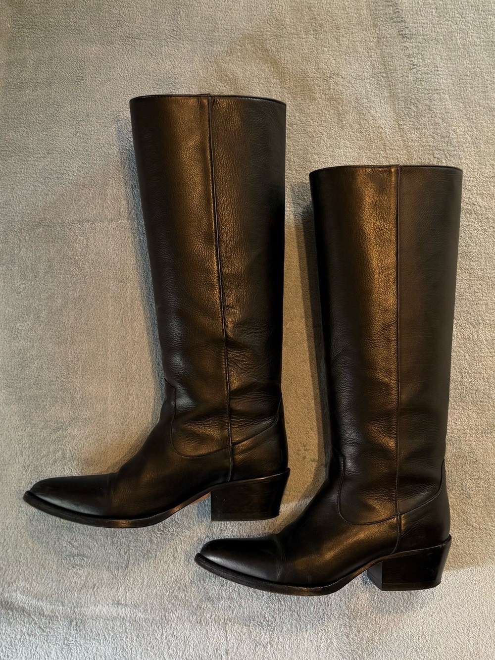 Emerson Fry Knee High boots size 38 black leather - Picture 4 of 9